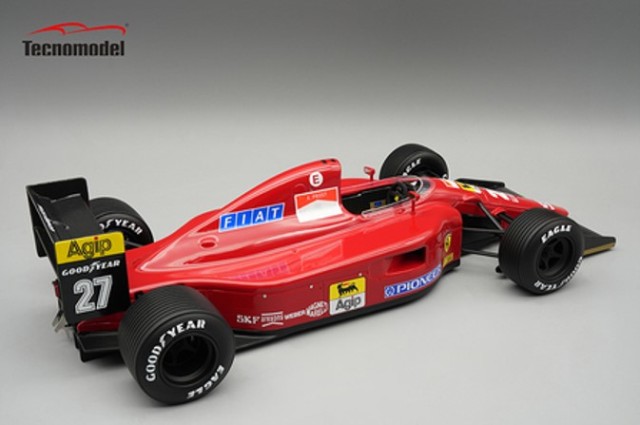 予約 TM18-392D テクノモデル 1/18 フェラーリ 642 F1 イモラGP 1991