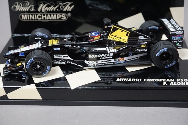 日本未発売　ビッグスケールF1コレクション　ミナルディ　アロンソ　2001年 日本未発売 ビッグスケールF1コレクション ミナルディ アロンソ 2001年