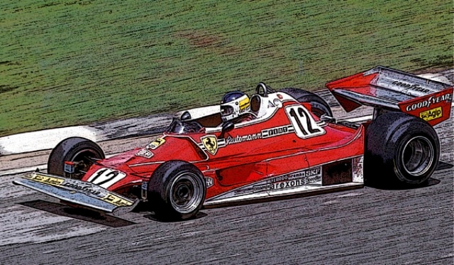 取寄せTMK404 タメオキット 1/43 フェラーリ 312T2 Brazilian G.P.