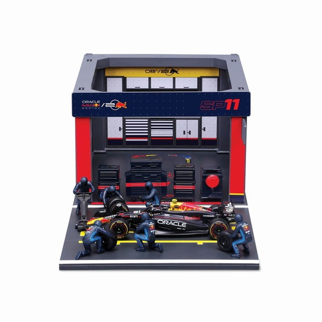 予約 BUR38453P ブラーゴ 1/43 オラクル レッドブル レーシング F1 PIT