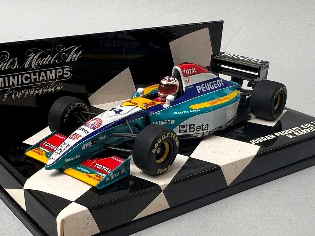 1/43 ミニチャンプス 430950014 ジョーダン プジョー EJR 195 #14 R