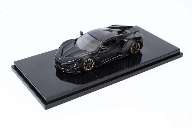 ͽ  VMB MODELS 1/64 W⡼ ե˥ ѡݡ W Motors Fenyr SuperSport Matte black+Carbon 500