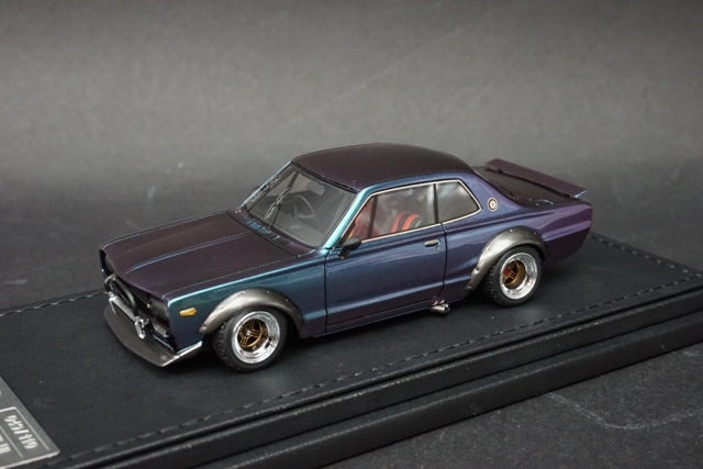 1/43 ˥åǥ IG1603  Skyline 2000 GT-R (KPGC10)Metallic Purple/Green 97 Ϸ