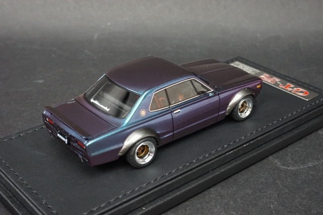 1/43 ˥åǥ IG1603  Skyline 2000 GT-R (KPGC10)Metallic Purple/Green 97 Ϸ