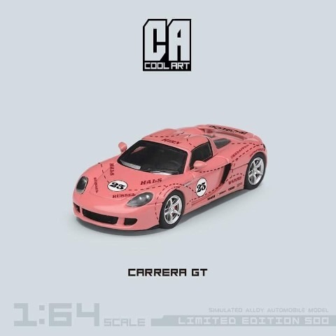 予約 CA645906 COOL ART CA 1/64 ポルシェ カレラ Carrera GT Pink pig