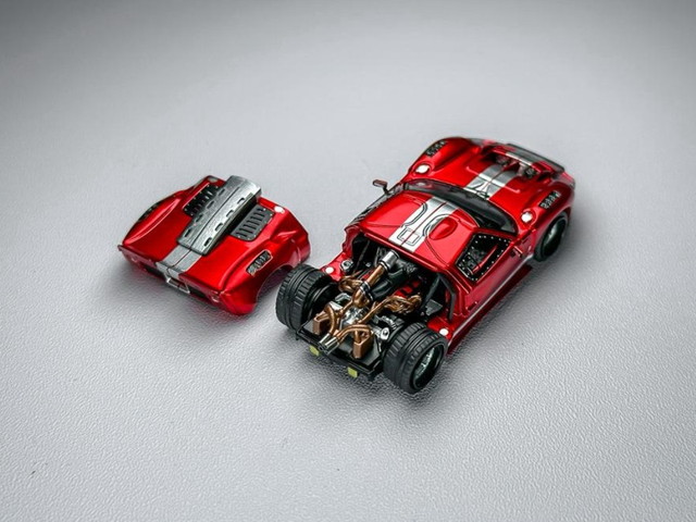 新品 Rhino Model RM 1/64 フォード Ford GT40 Transparent Red, Boost
