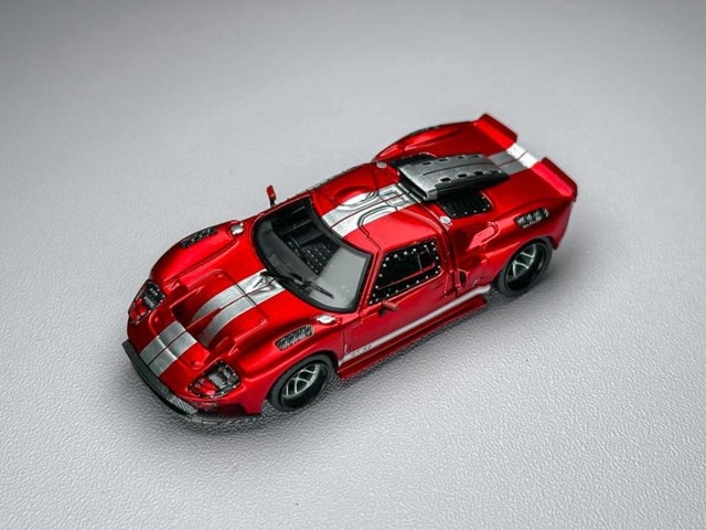 新品 Rhino Model RM 1/64 フォード Ford GT40 Transparent Red, Boost