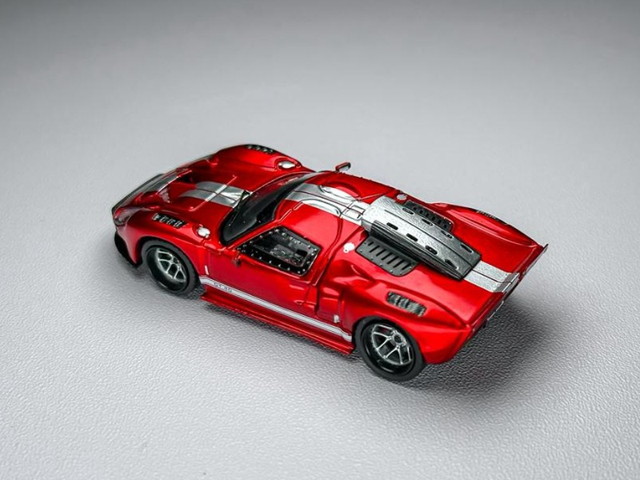 新品 Rhino Model RM 1/64 フォード Ford GT40 Transparent Red, Boost