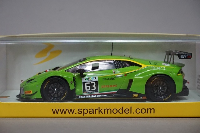 1/43 スパーク SB287 ランボルギーニ ウラカン GT3 GRT Grasser Racing