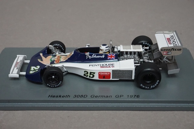 【希少】スパーク 1/43 ヘスケス 308E イギリスGP 1977 スパーク 1/43 ヘスケス 308D ベルギーGP 1976 H.アートル S2762
