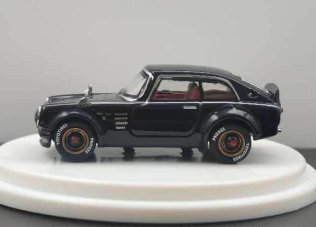 新品 JiangYi 1/64 ホンダ S800 Coupe Black Color, Boost Gear