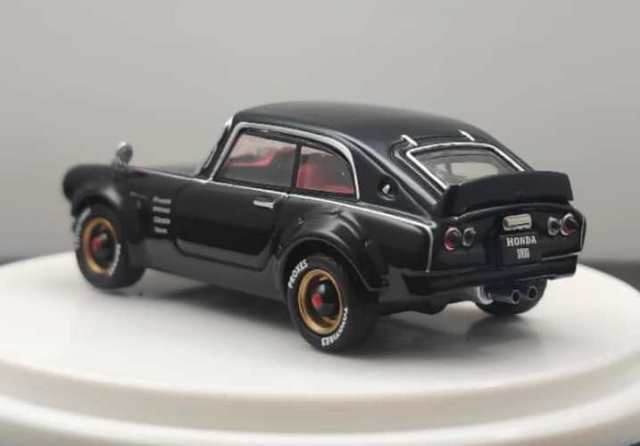 新品 JiangYi 1/64 ホンダ S800 Coupe Black Color, Boost Gear