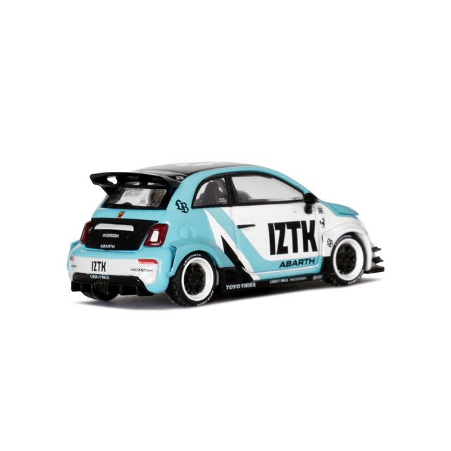 新品 MC221-WHSB TSM MINI-GT 1/64 Abarth 595 LB-WORKS x Abas Works