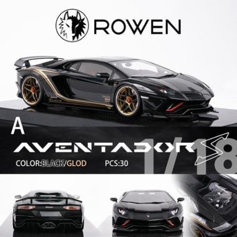 予約 YM Model 1/18 ランボルギーニ ローエン アヴェンタードール