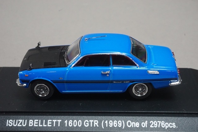 1/43 エブロ 43308 いすゞ ベレット 1600GTR ブルー, Boost Gear