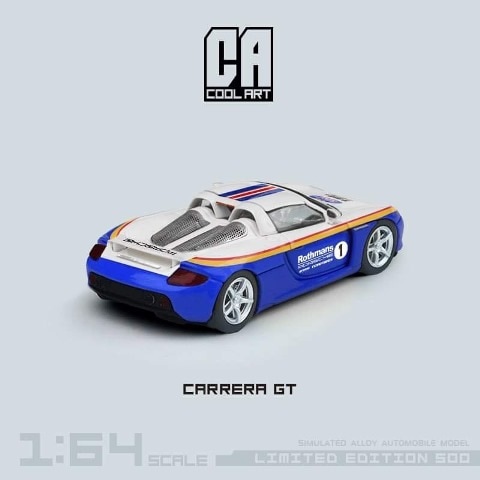 予約 CA645907 COOL ART CA 1/64 ポルシェ カレラ Carrera GT Rothmans