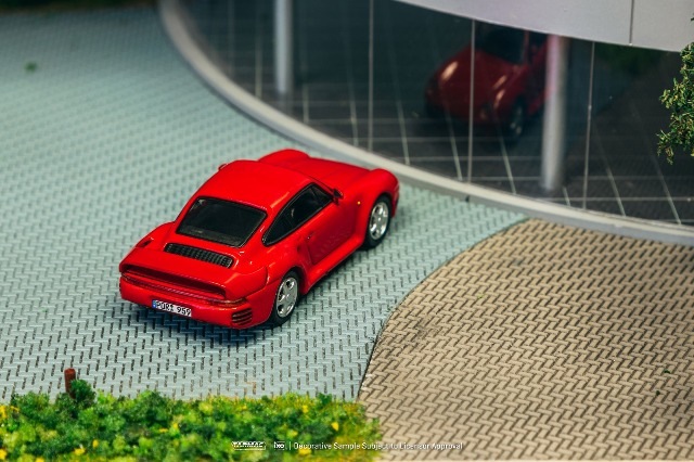 新品 T64G-068-RE Tarmac Works 1/64 ポルシェ Porsche 959 Red