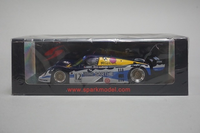 Spark Miniature 1/43 – Cougar C26S N°12 Des 24 Heures Du Mans 1991 – Bleue – S3535
