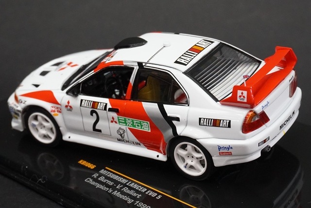 1/43 イクソ KBI066 三菱 ランサー エボリューション Ⅴ ラリーアート