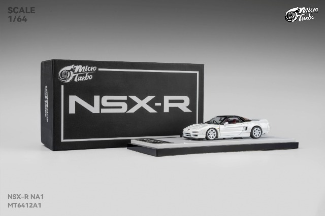 新品 MT6412A1 Micro Turbo 1/64 ホンダ NSX-R NA1 Metallic White