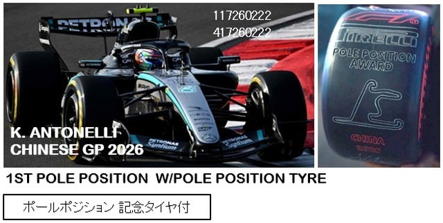 予約 417260222 ミニチャンプス 1/43 メルセデス AMG ペトロナス F1