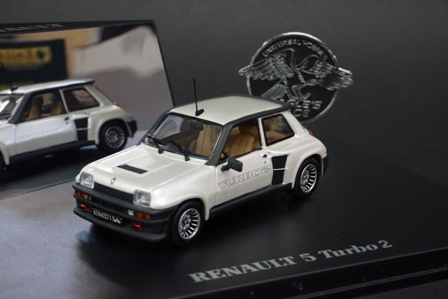 1/43 ユニバーサルホビーズ E1713 RENAULT ルノー R5 ターボ 2 パール