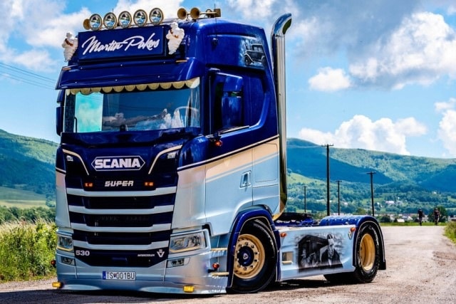 予約 01-4787 WSI 1/50 SCANIA Pakos SCANIA S HIGHLINE CS20H 4X2