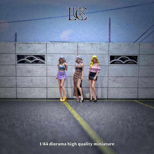 ͽ�� LK2026061013 Lucky Studio 1/64  triplets (three sisters) Trio 3���� �ե����奢