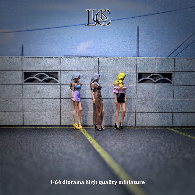 ͽ�� LK2026061013 Lucky Studio 1/64  triplets (three sisters) Trio 3���� �ե����奢