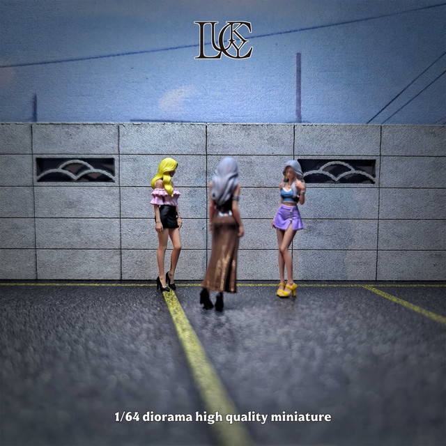 ͽ�� LK2026061013 Lucky Studio 1/64  triplets (three sisters) Trio 3���� �ե����奢