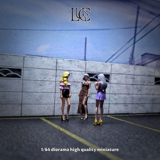 ͽ�� LK2026061013 Lucky Studio 1/64  triplets (three sisters) Trio 3���� �ե����奢