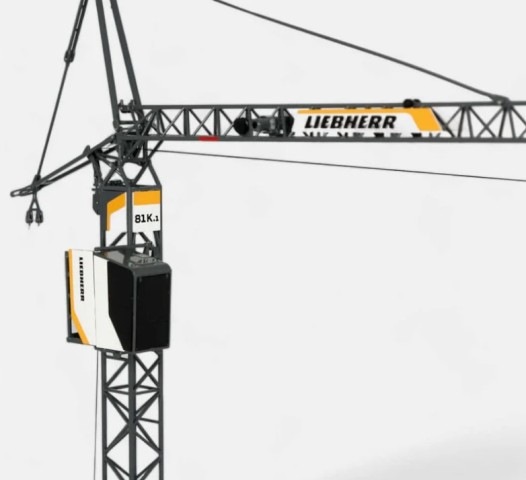 ��� 1051 NZG 1/50  Liebherr 81K.1 crane 