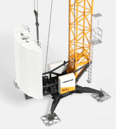 ��� 1051 NZG 1/50  Liebherr 81K.1 crane 