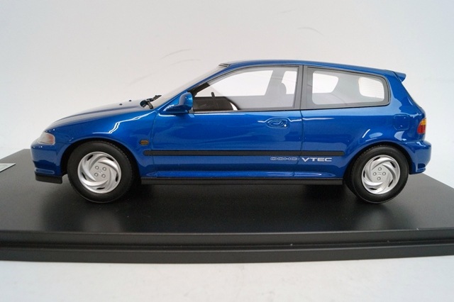 1/32 6台セット ホンダ シビック EK プルバック 新品16S08-02 onemodel 1/43 ホンダ シビック EG6 Spoon ブルー