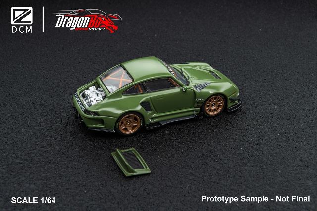 ����  D.BoModel&DCM 1/64 �ݥ륷�� Porsche 993 ��¤�� Nuonao Green