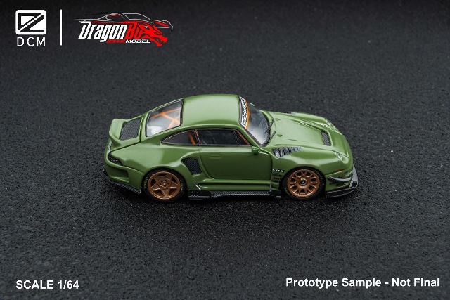 ����  D.BoModel&DCM 1/64 �ݥ륷�� Porsche 993 ��¤�� Nuonao Green