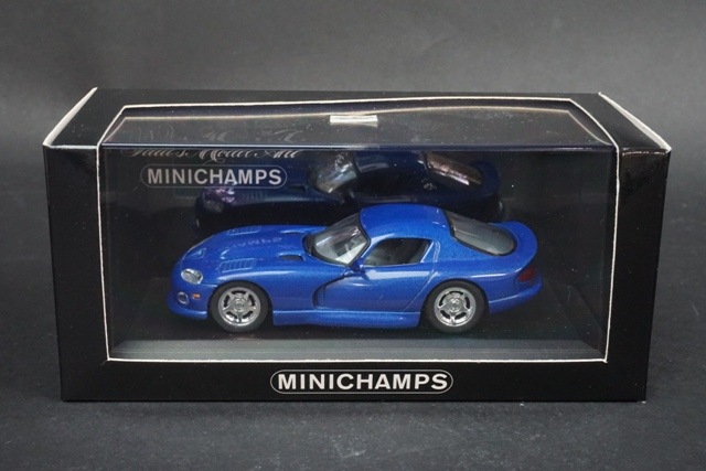 1/43 ミニチャンプス 430144021 ダッジ VIPER COUPE 1993 ブルー