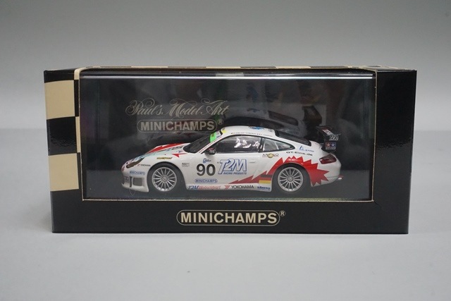 1/43 ミニチャンプス 400046980 ポルシェ 911 GT3 RS 1000Km Spa 2004