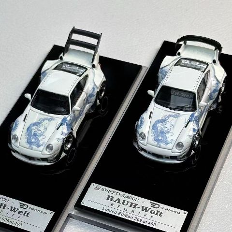 Fuelme RWB993 ドラゴンデザイン ミニカー 新品 SW Street Weapon 1/64 RWB 993 Luminous Dragon 蓄光 Low