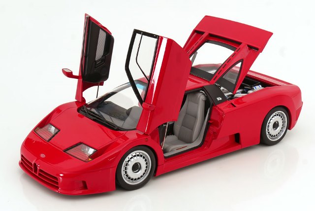 新品 KKDC120133 KK scale 1/12 ブガッティ Bugatti EB110 1991 レッド