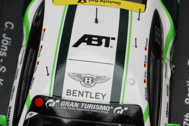 1/43 ѡ SG237 ٥ȥ졼 Continental GT3 #37 17th 24h Nurburgring 2016 Bentley Team ABT