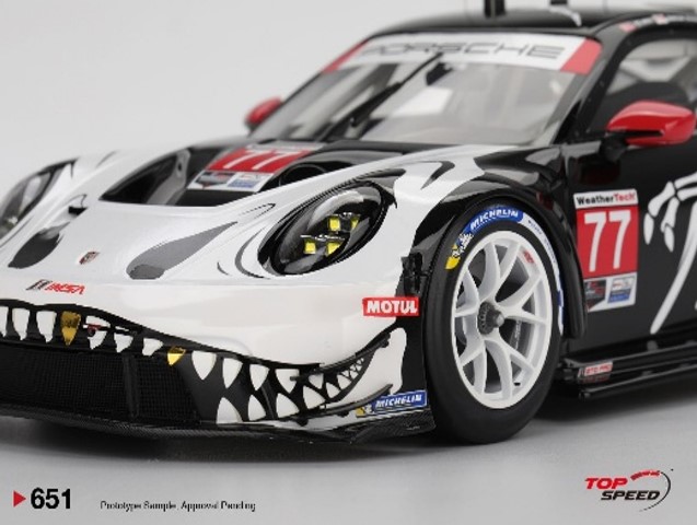 予約 TS0651 TopSpeed 1/18 ポルシェ Porsche 911 GT3 R IMSA プチ・ル