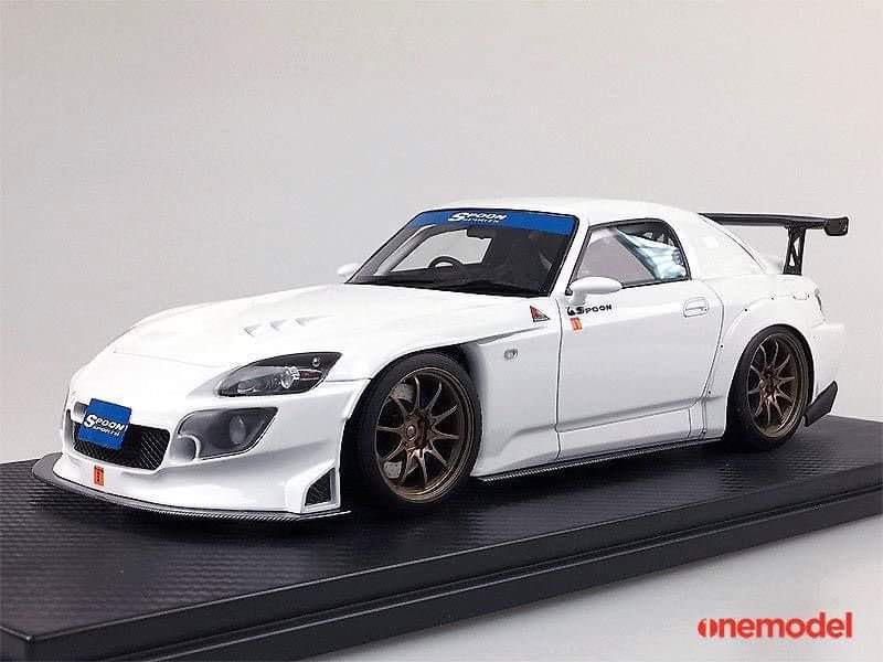 ͽ 22A03-01 onemodel 1/18 ۥ SPOON S2000 Street Version Grand prix white
