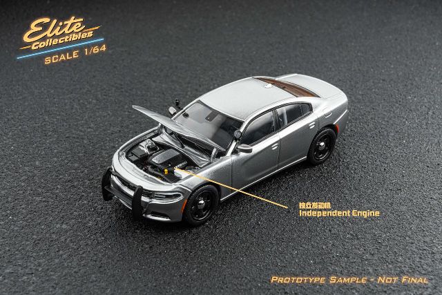 希少 ミリタリー・ポリスカー 香港製 予約 Elite Collectibles 1/64 ダッジ ポリスカー Dodge