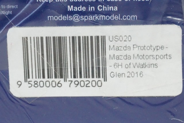SPARK 1/43 MAZDA プロトタイプ 6H 2016 SPARK-MODEL US021 Mazda Prototype #70 6h Watkins Glen 2016
