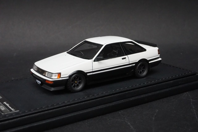 1/43 ˥åǥ IG0464 ȥ西 Corolla Levin (AE86) 2Door GT Apex ۥ磻/֥å Watanabe-Wheel