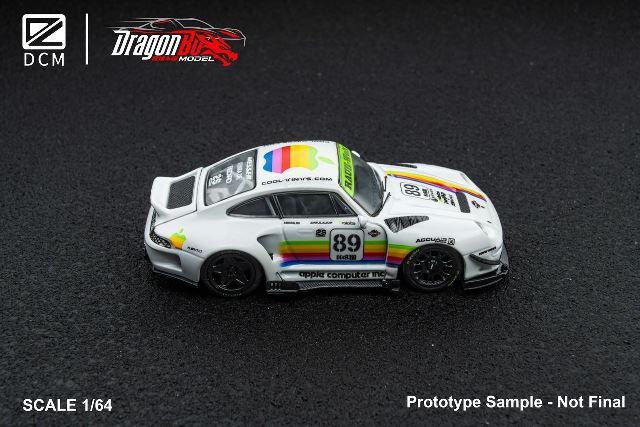 ����  D.BoModel&DCM 1/64 �ݥ륷�� Porsche 993 ��¤�� White Apple