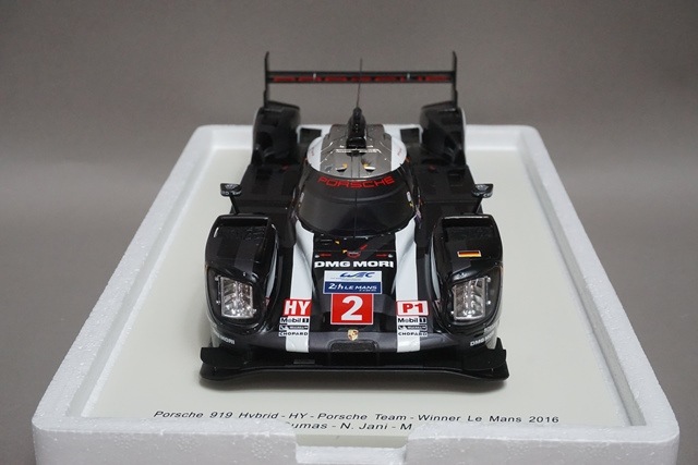 1/18 スパーク 18LM16 ポルシェ 919 ハイブリッド LM 優勝 2016