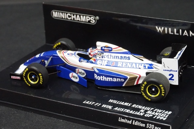 1/43 ߥ˥ץ 417940602 ꥢॺΡ FW16B LAST F1 WIN ȥꥢGP N.ޥ󥻥 1994#2