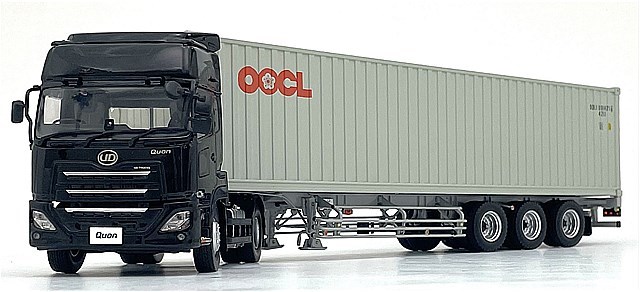 ���� KS03939A ���� 1/43  UD������GK���ܥȥ쥯������ƥʥ��ߥȥ졼�顼 (�֥�å� / OOCL ����ƥʡ� 